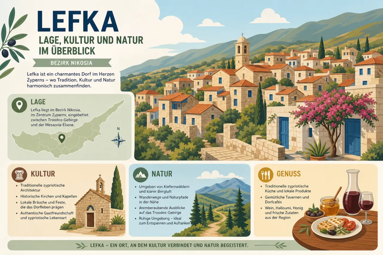 Lefka: Berühmt für seine malerische Lage und kulturelle Schätze