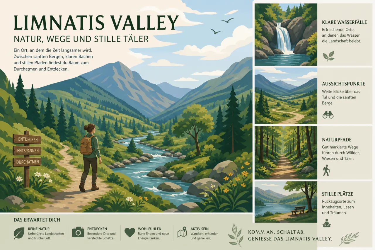 Limnatis Valley: Naturschönheiten und beeindruckende Landschaften