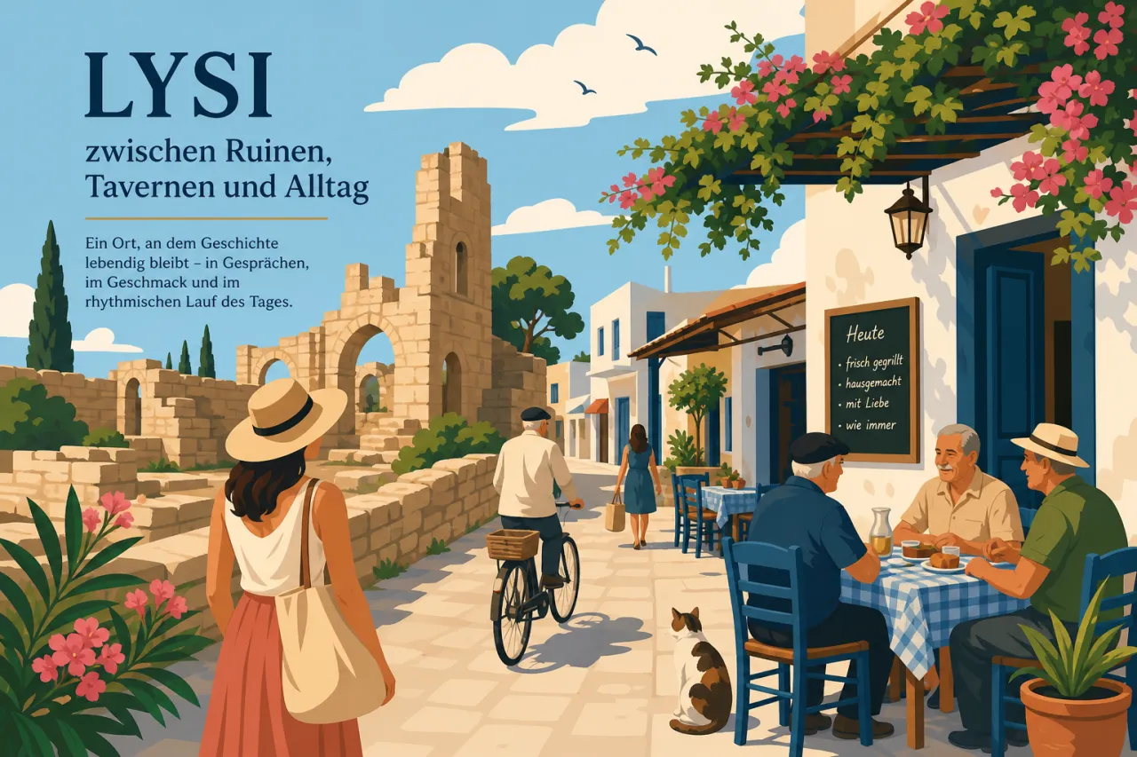 Lysi: Historische Stätten und moderne Lebensweise