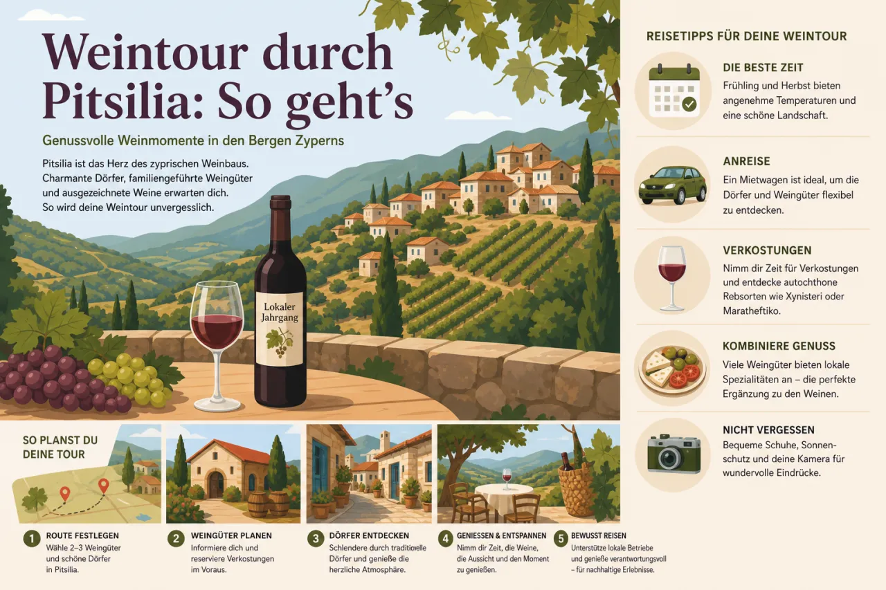 Mache eine Weintour durch die Region Pitsilia
