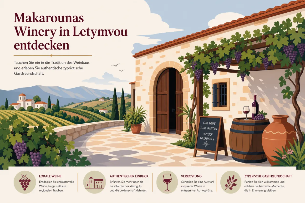 Makarounas Winery: Weingenuss pur in Letymvou