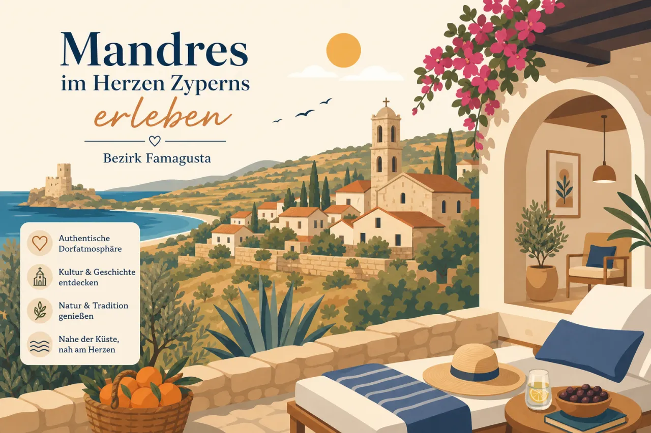 Mandres: Ein charmantes Dorf im Herzen Zyperns