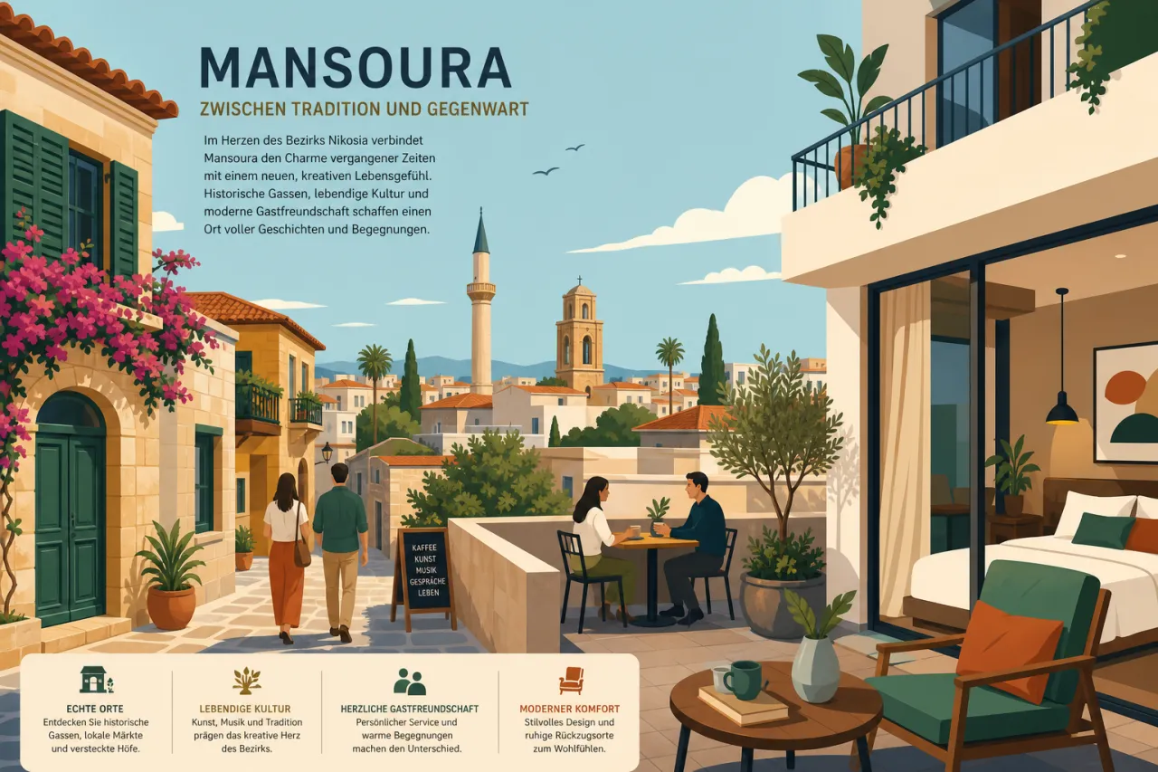 Mansoura: Tradition und Moderne im Herzen Zyperns