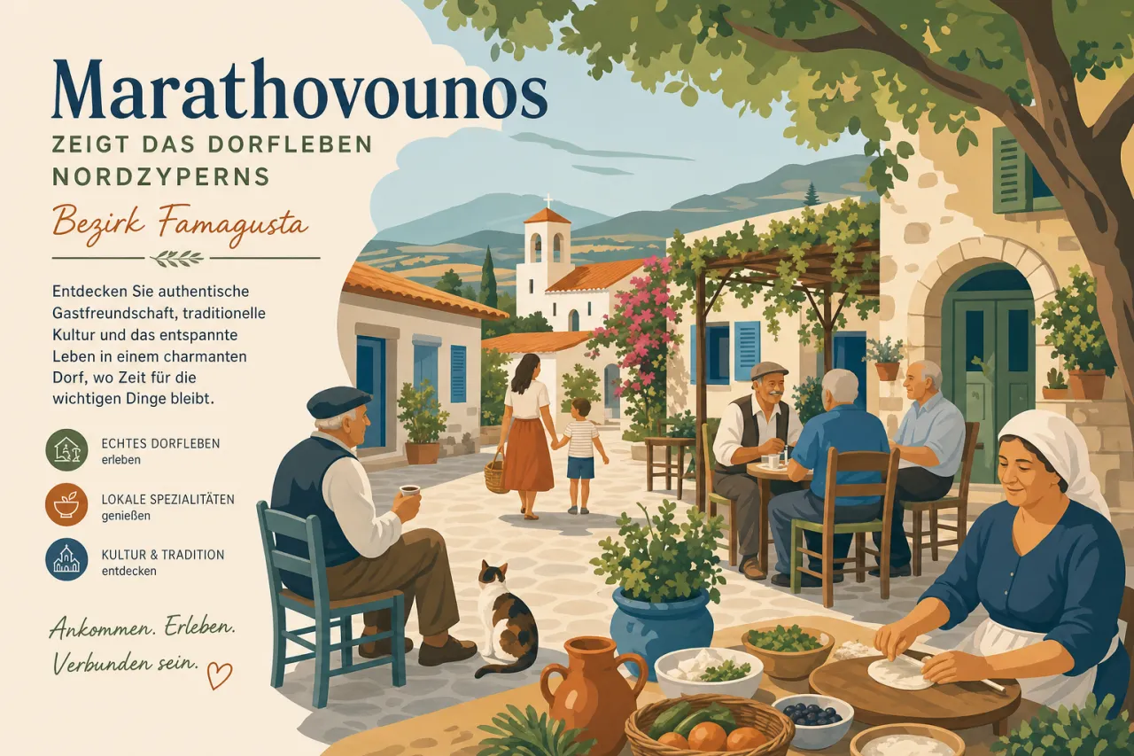 Marathovounos: Ein authentisches zyprisches Dorf