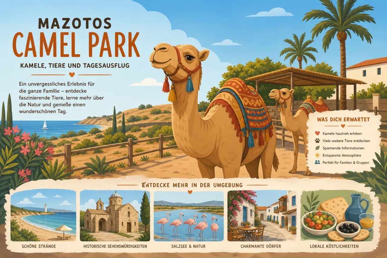 Mazotos Camel Park: Tierpark und Abenteuer in Mazotos