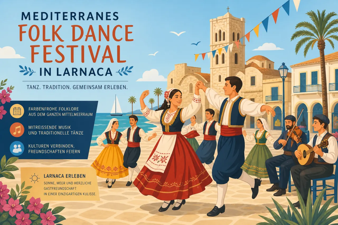 Mediterranes Folk Dance Festival in Larnaca: Tänze und Kultur des Mittelmeerraums