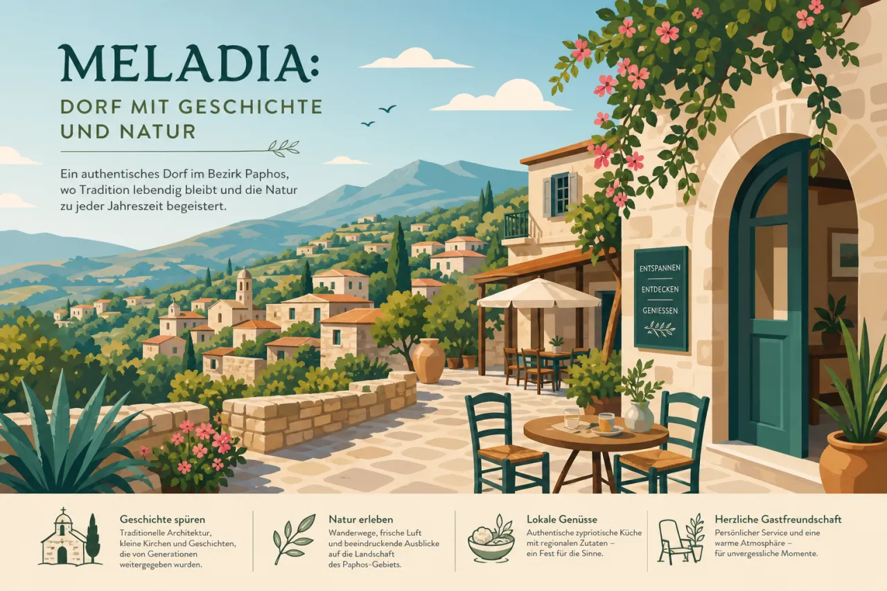 Meladia: Ein malerisches Dorf mit reicher Geschichte