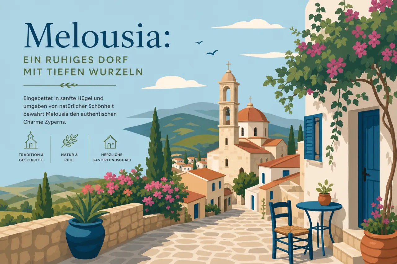 Melousia: Ein ruhiges Dorf mit tiefen Wurzeln