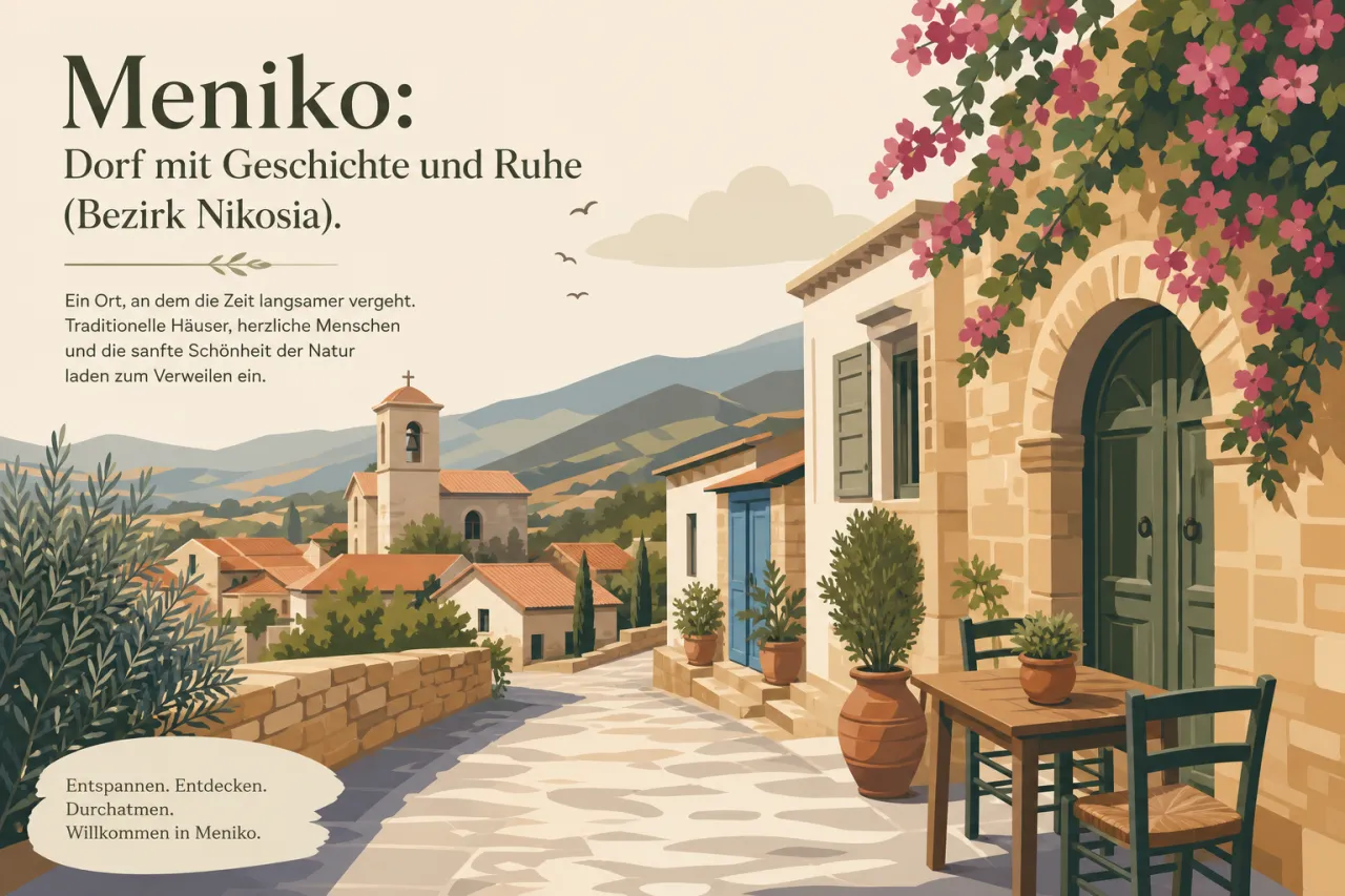 Meniko: Ein ruhiges Dorf mit viel Geschichte