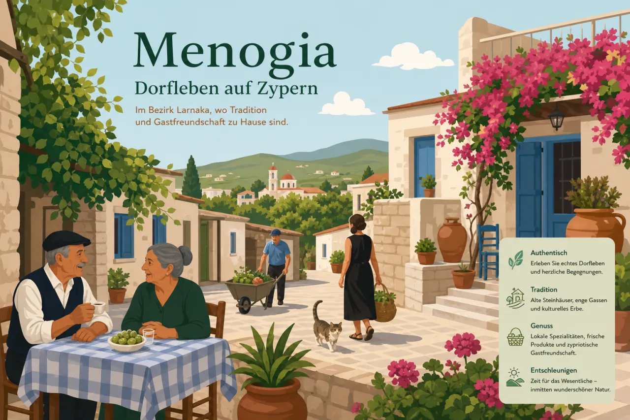 Menogia: Authentisches zyprisches Dorfleben erleben