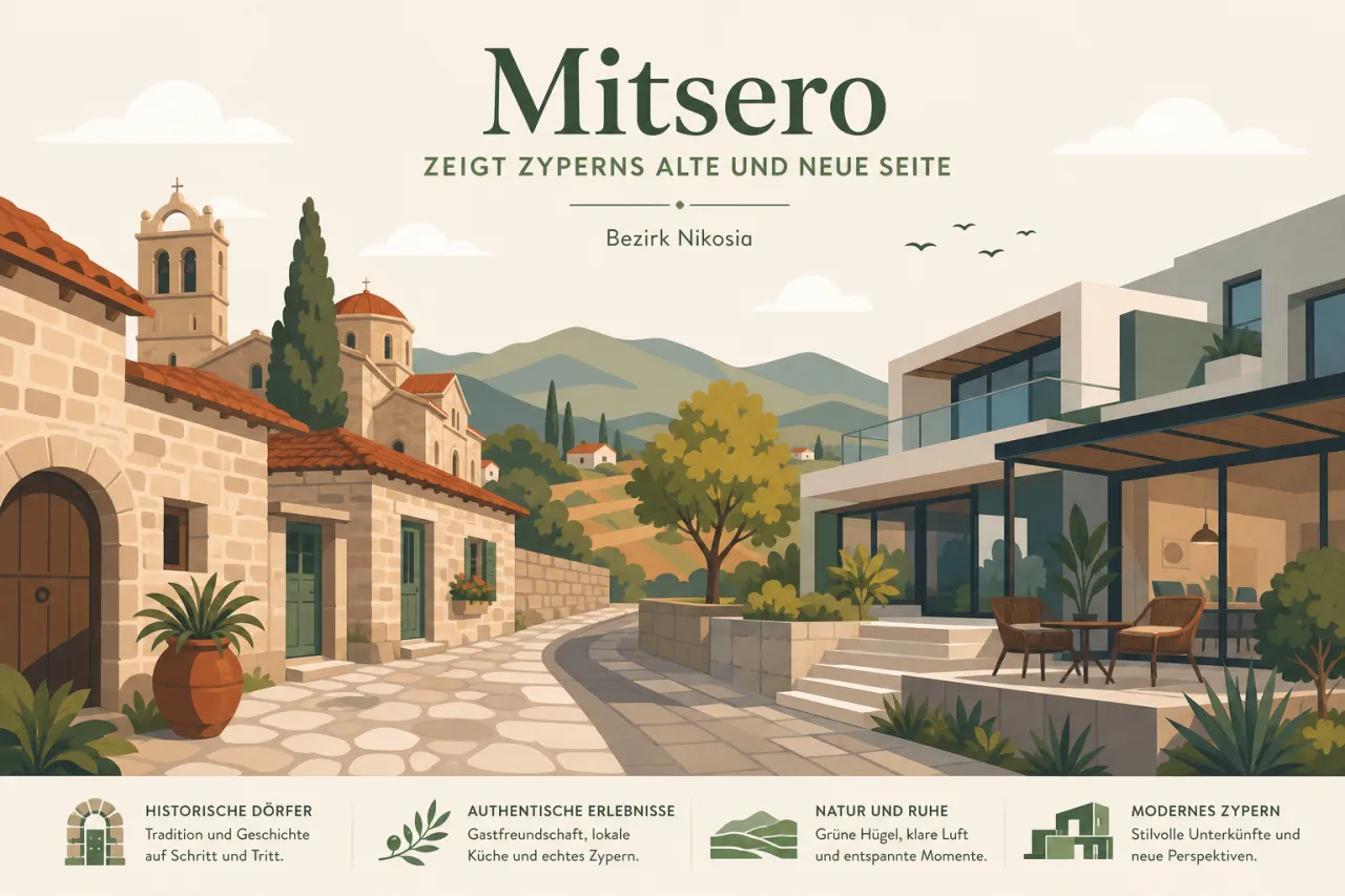 Mitsero: Tradition und Moderne im Herzen Zyperns