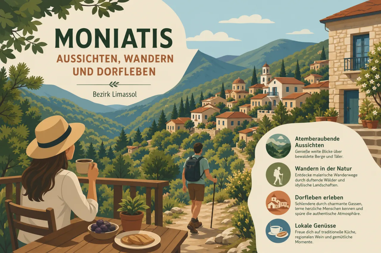 Moniatis: Beliebtes Urlaubsziel mit malerischen Aussichten