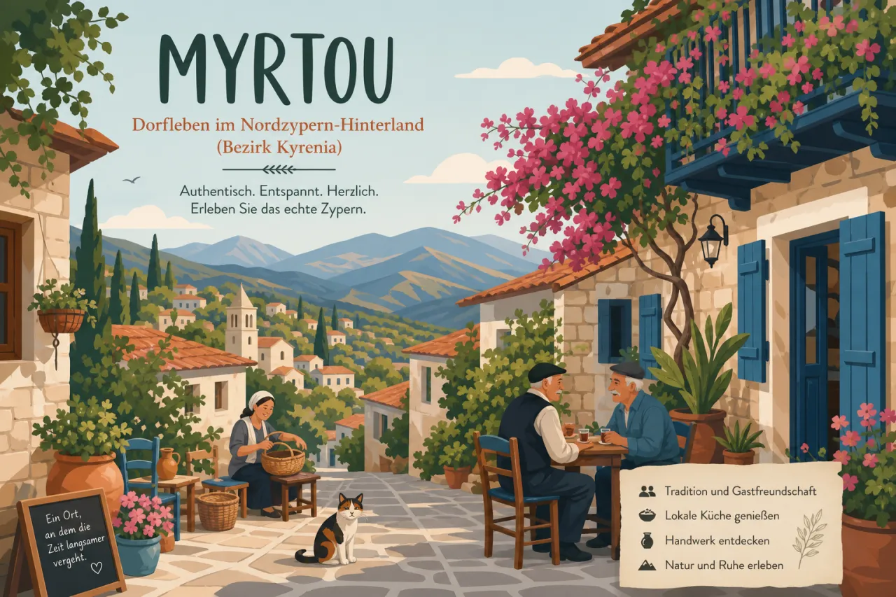 Myrtou: Authentisches Dorfleben und Gastfreundschaft