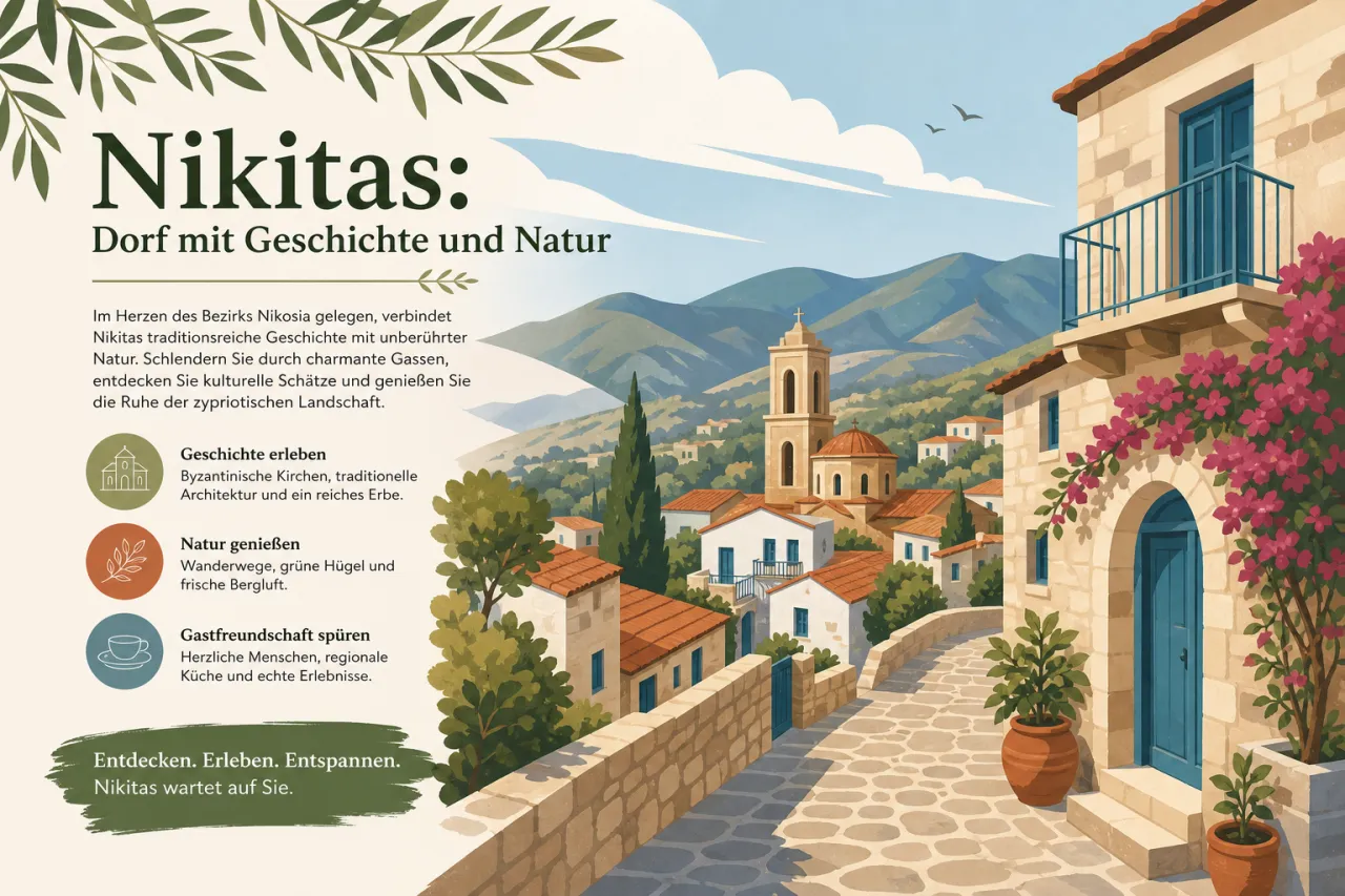 Nikitas: Ein charmantes Dorf mit reicher Tradition