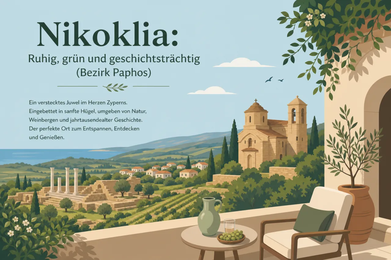Nikoklia: Ein ruhiger Rückzugsort mit reicher Geschichte