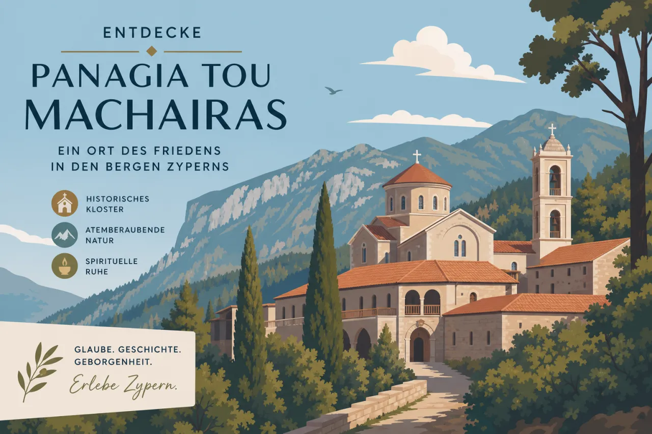 Panagia tou Machairas: Kloster und religiöses Erbe in den Bergen
