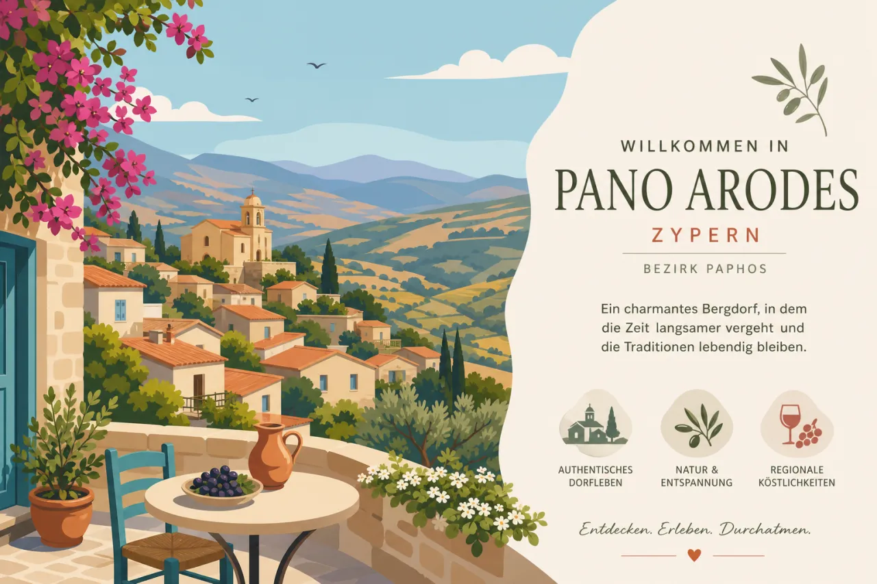 Pano Arodes: Tradition und Moderne im Herzen Zyperns