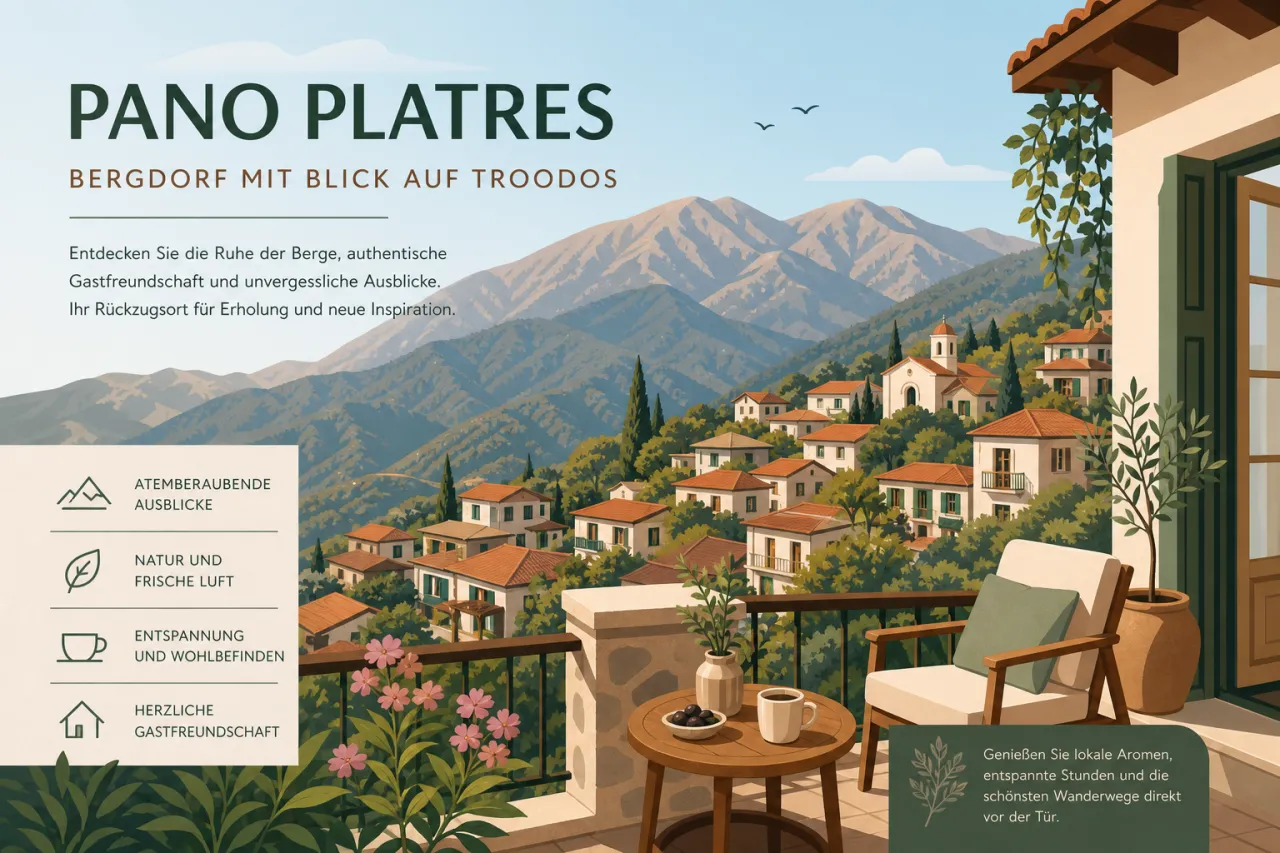 Pano Platres: Beliebtes Urlaubsziel mit malerischen Aussichten