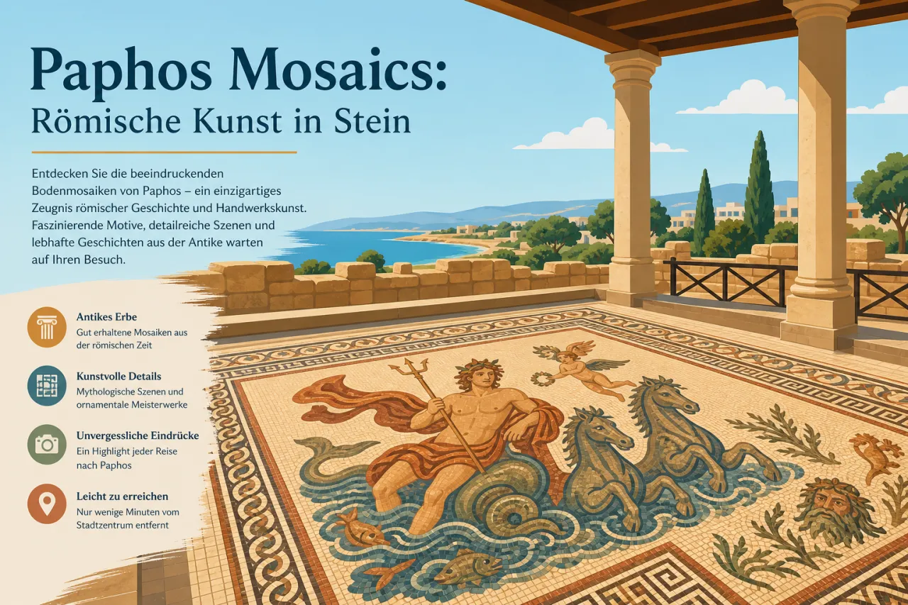 Paphos Mosaics: Römische Mosaiken und antike Kunstwerke