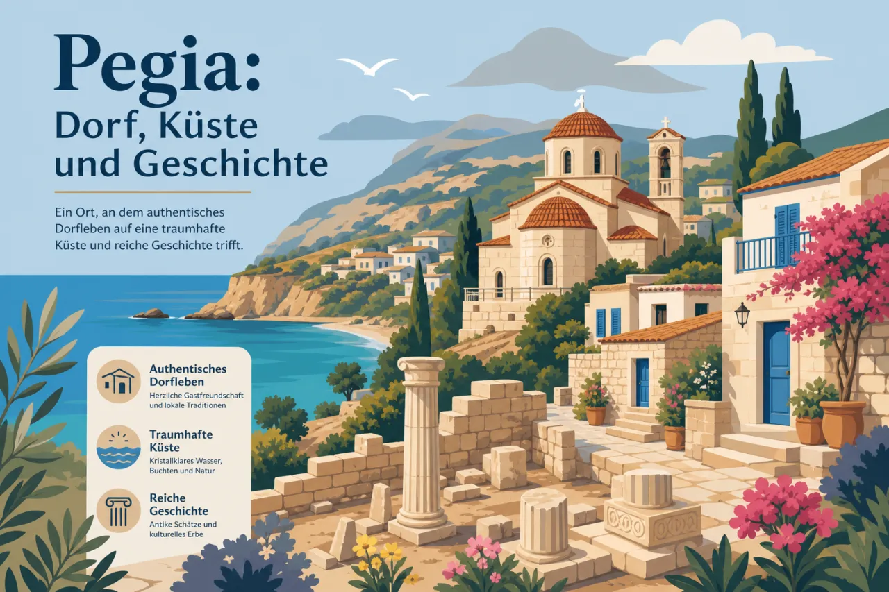 Pegia: Ein charmantes Dorf mit reicher Tradition