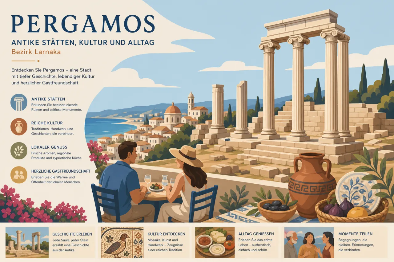 Pergamos: Historische Stätten und moderne Kultur