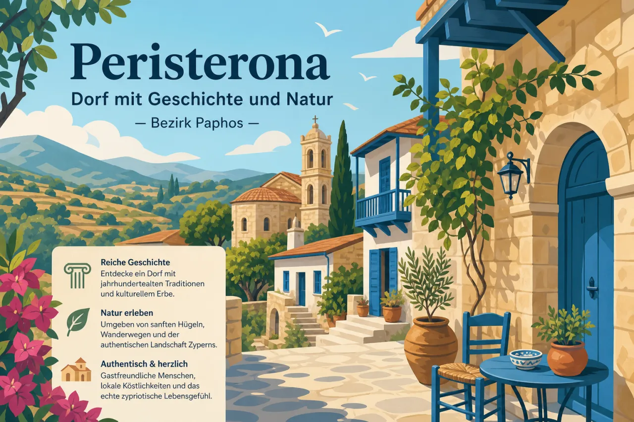 Peristerona: Ein malerisches Dorf mit reicher Geschichte