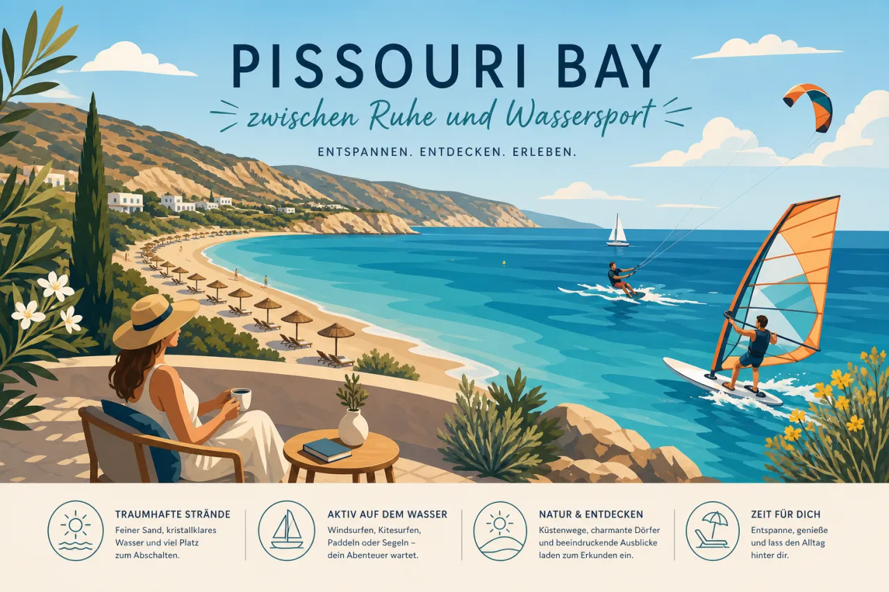 Pissouri Bay (zwischen Paphos und Limassol): Entspannung und Wassersport