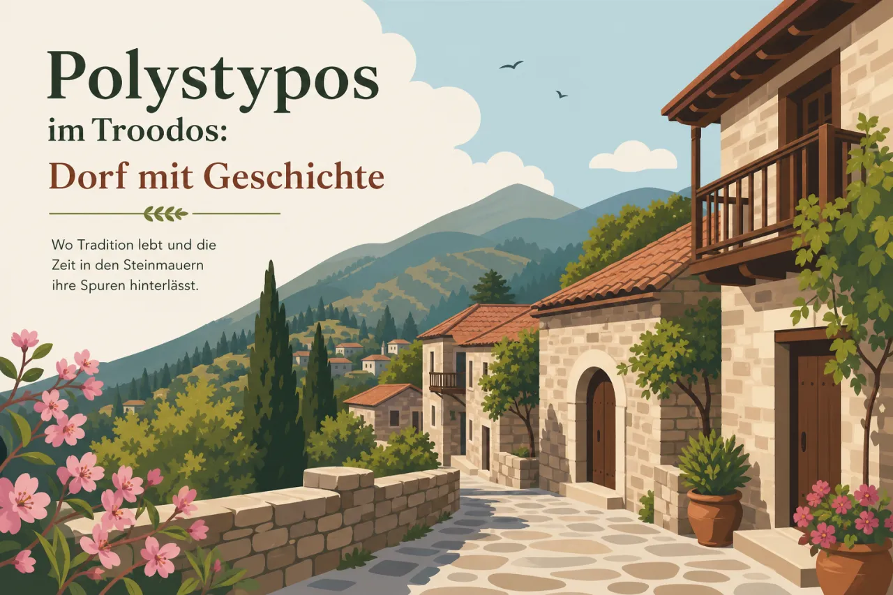 Polystypos: Ein ruhiges Dorf mit viel Geschichte