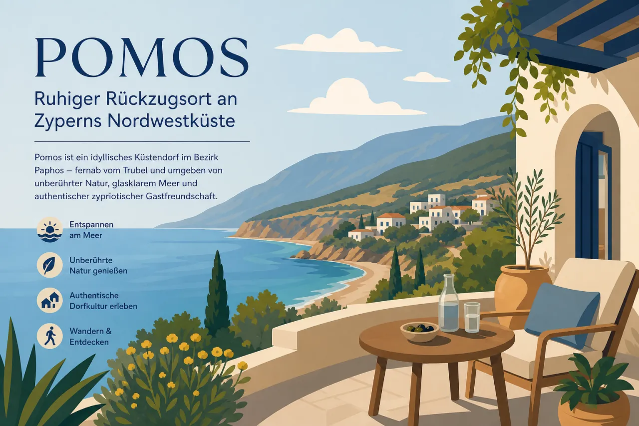 Pomos: Ein ruhiger Rückzugsort mit beeindruckender Natur