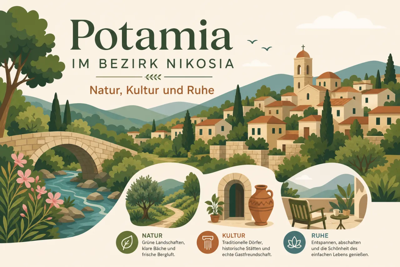 Potamia: Ein ruhiger Rückzugsort mit beeindruckender Natur
