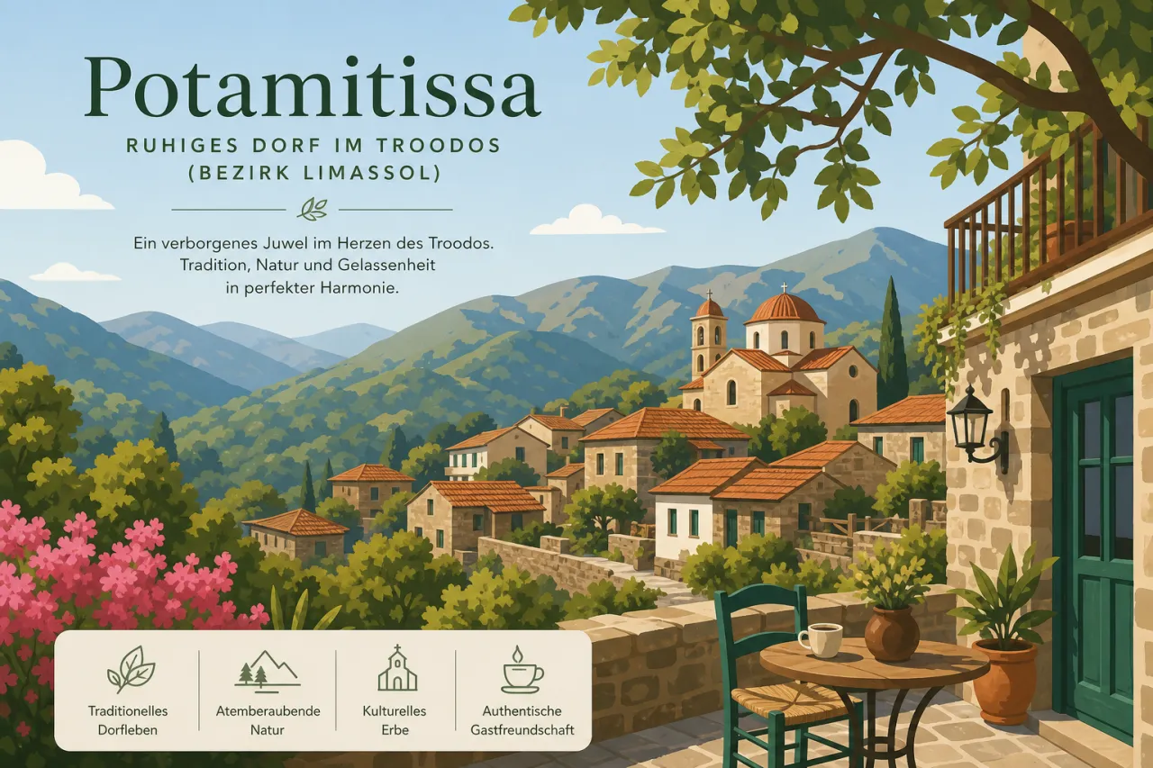 Potamitissa: Ein ruhiges Dorf mit beeindruckender Natur