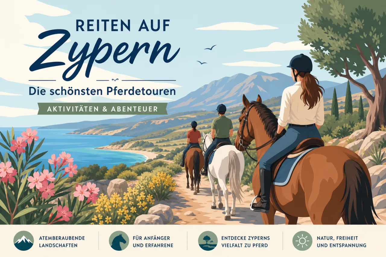 Reiten auf Zypern: Die schönsten Pferdetouren