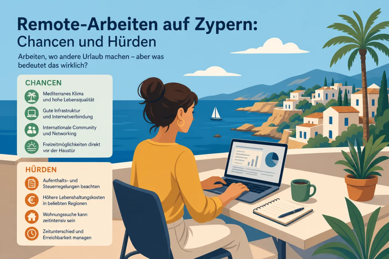 Remote-Arbeiten in Zypern: Möglichkeiten und Herausforderungen