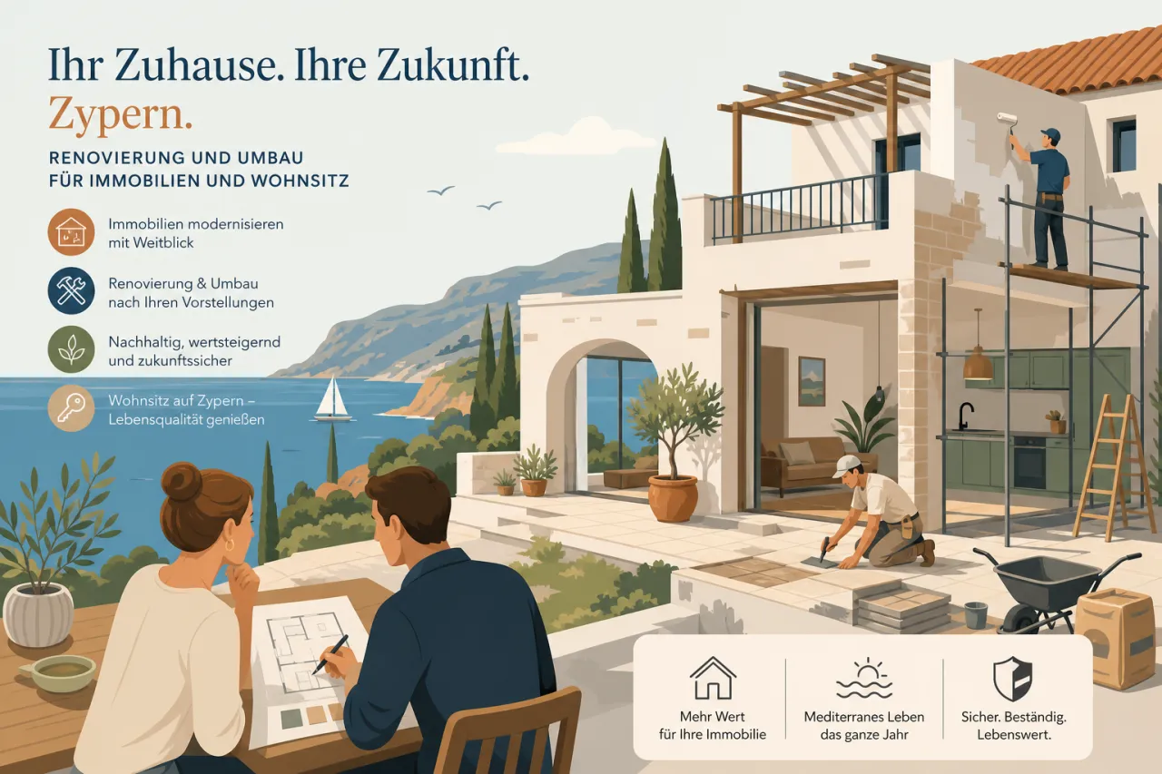 Renovierung und Umbau von Immobilien auf Zypern
