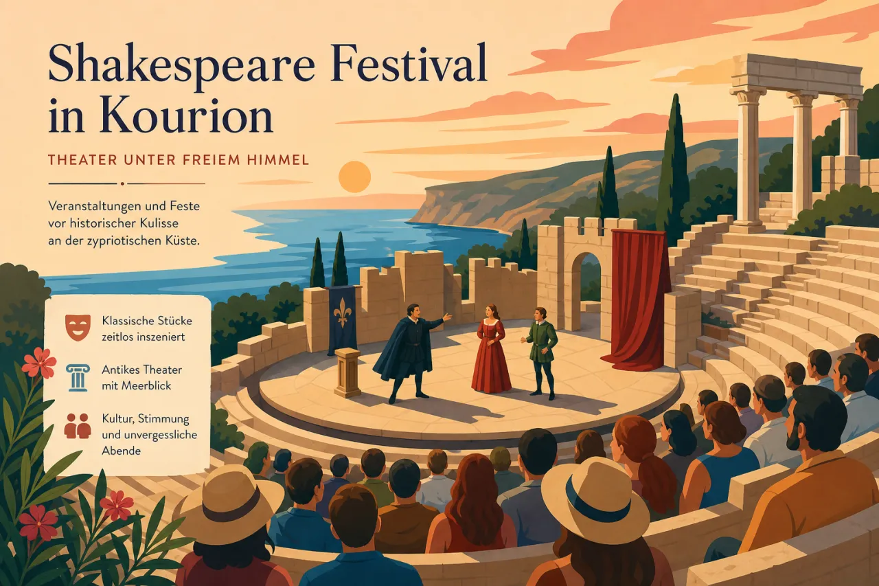 Shakespeare Festival in Kourion: Klassische Theaterkunst in antiker Kulisse