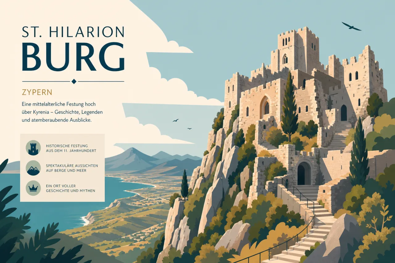 St. Hilarion Castle: Historische Burgruine und atemberaubende Ausblicke