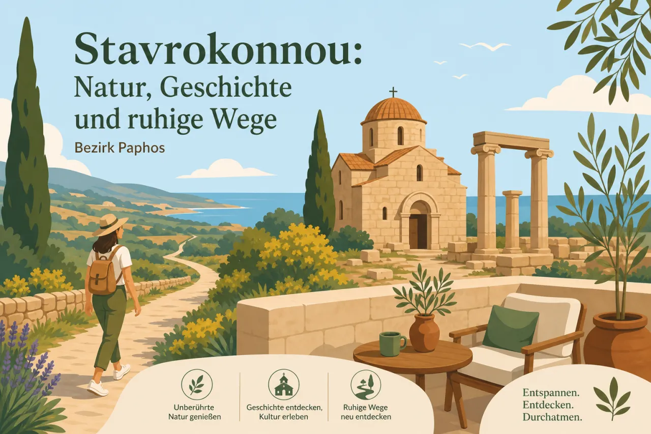 Stavrokonnou: Ein ruhiger Rückzugsort mit beeindruckender Natur