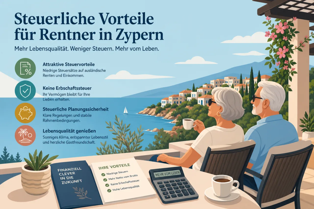 Steuerliche Vorteile für Rentner in Zypern