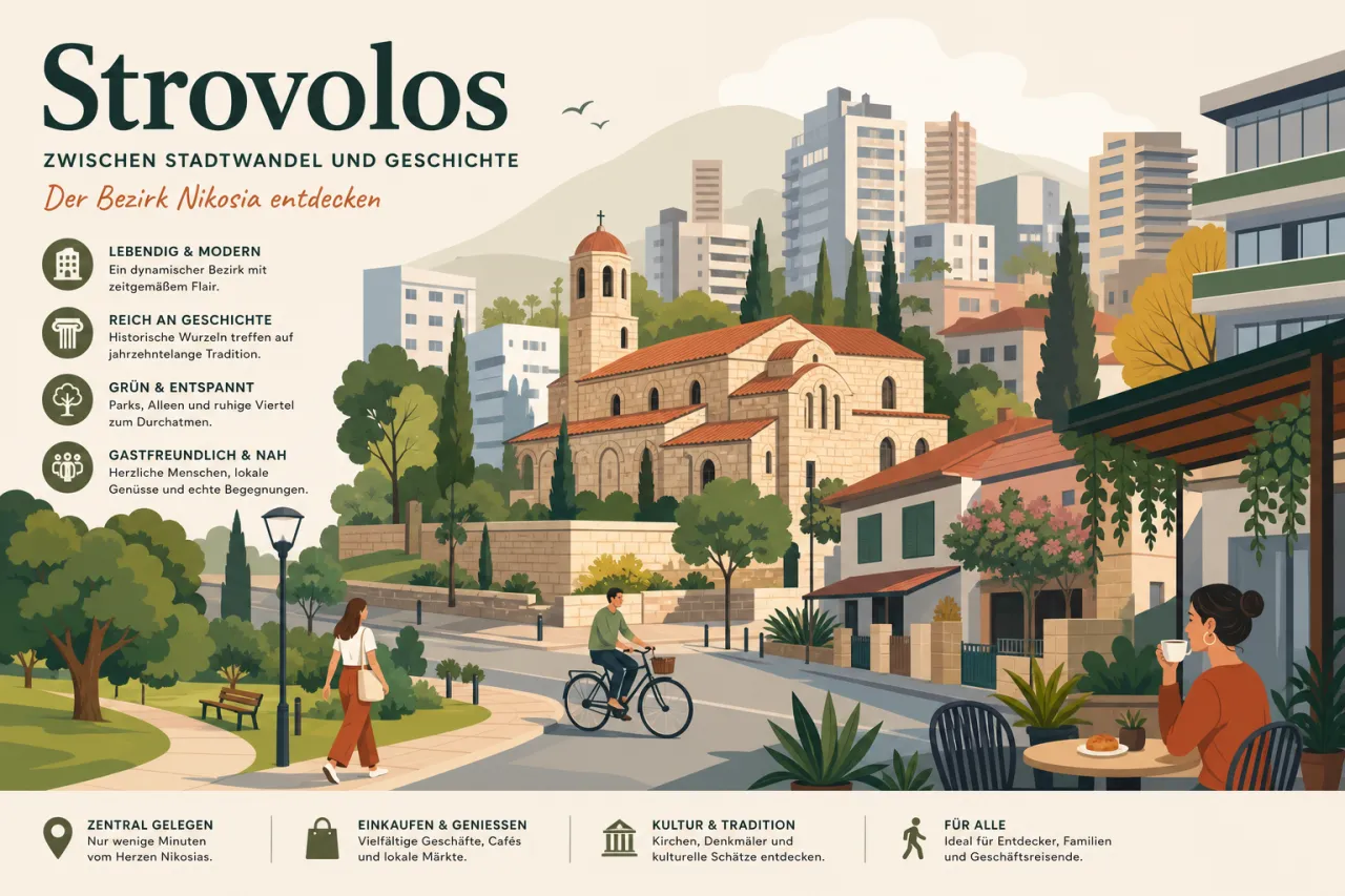Strovolos: Moderne Entwicklungen und historische Wurzeln