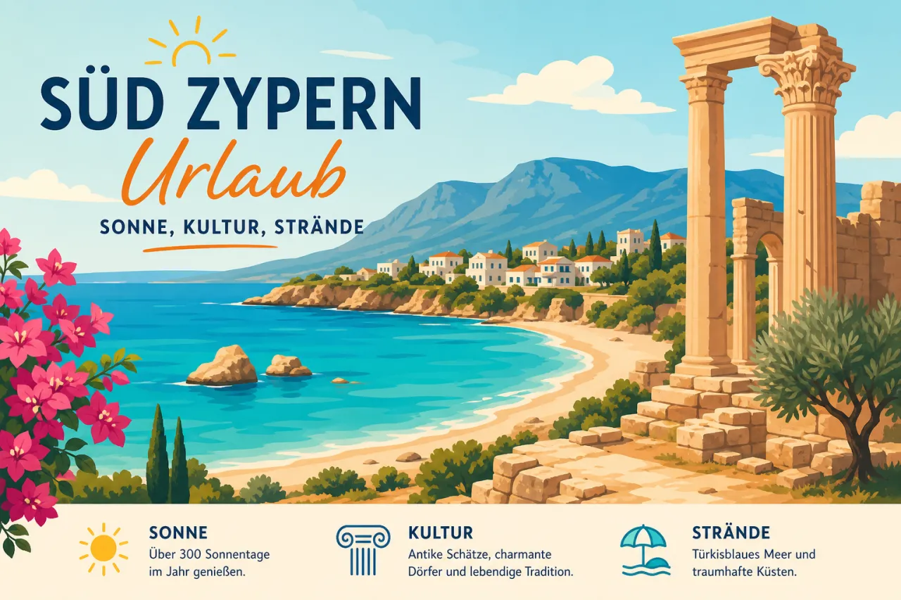 Süd Zypern Urlaub: Sonne, Kultur und Strände im Süden