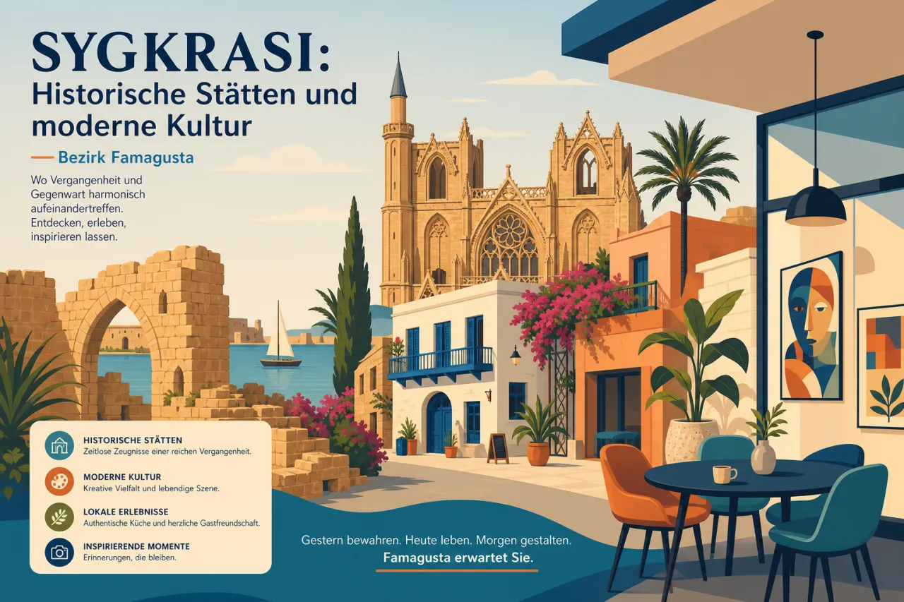 Sygkrasi: Historische Stätten und moderne Kultur
