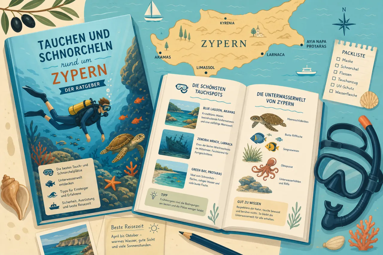 Tauchen und Schnorcheln: Die besten Spots rund um Zypern