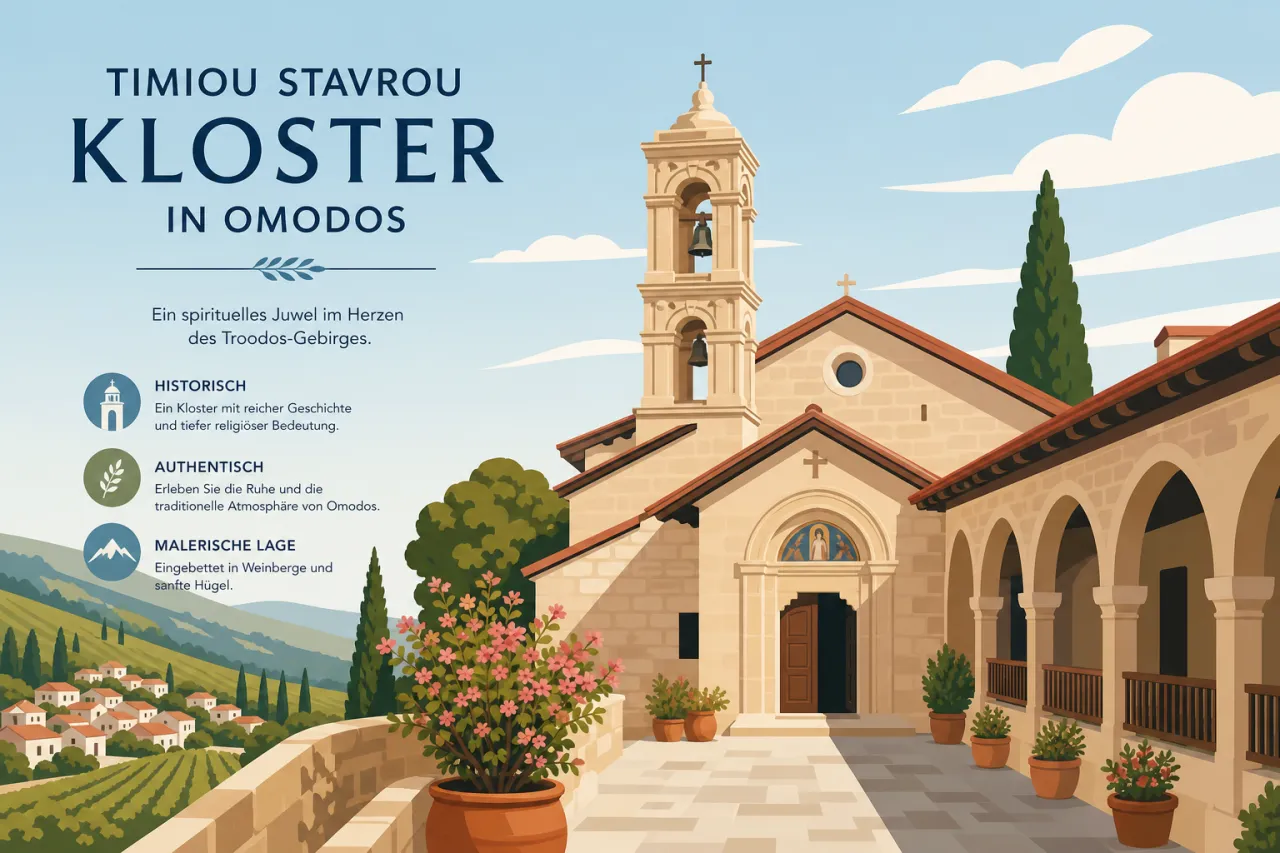 Timiou Stavrou Monastery: Historisches Kloster und religiöses Erbe in Omodos