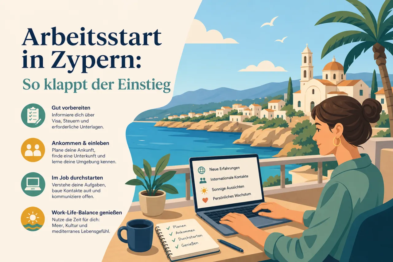 Arbeitsstart in Zypern: So klappt der Einstieg
