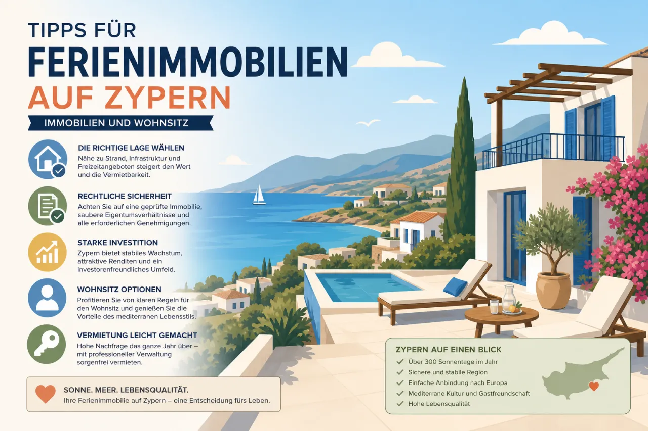 Tipps für Ferienimmobilien auf Zypern