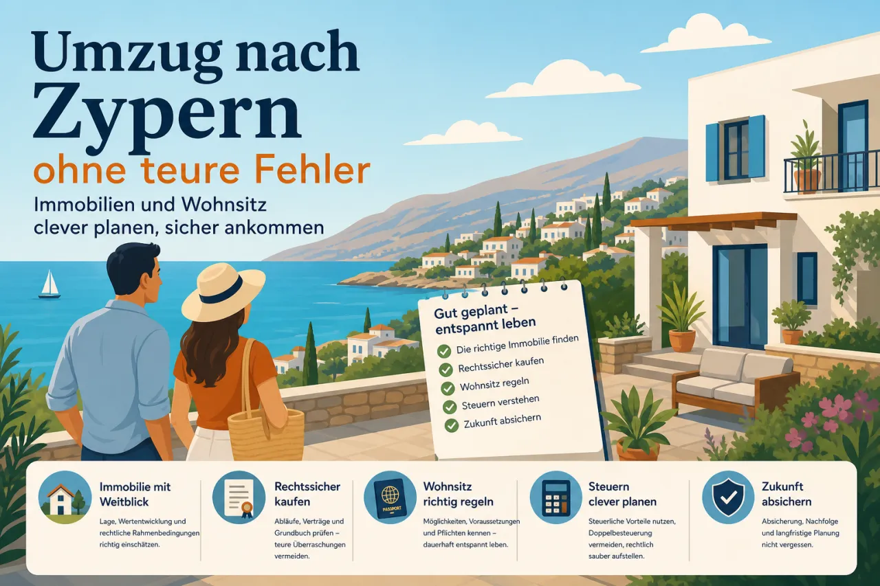 Tipps für den Umzug in eine neue Immobilie auf Zypern