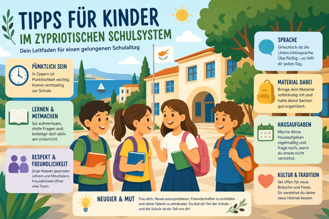 Tipps für die Integration von Kindern in das zypriotische Schulsystem