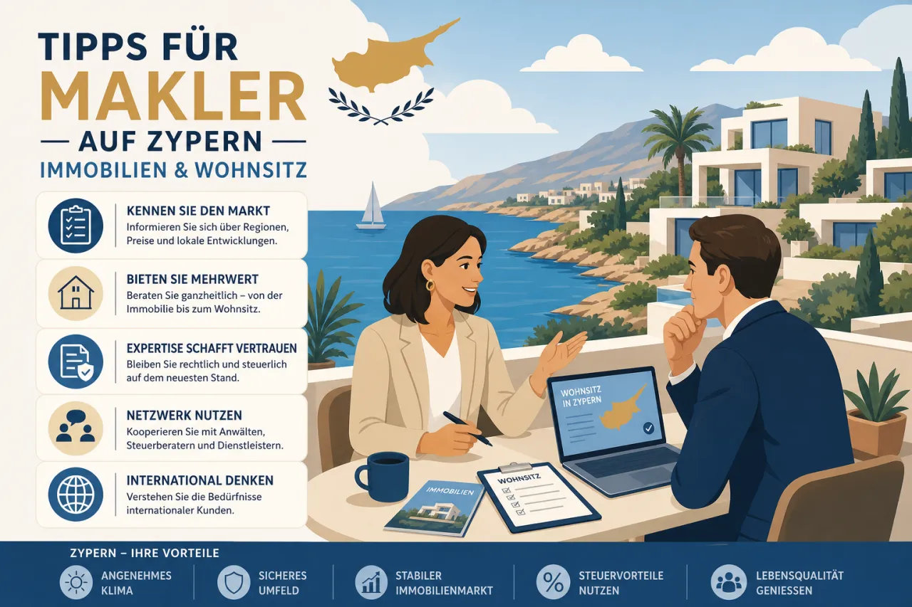 Tipps für die Zusammenarbeit mit Immobilienmaklern auf Zypern