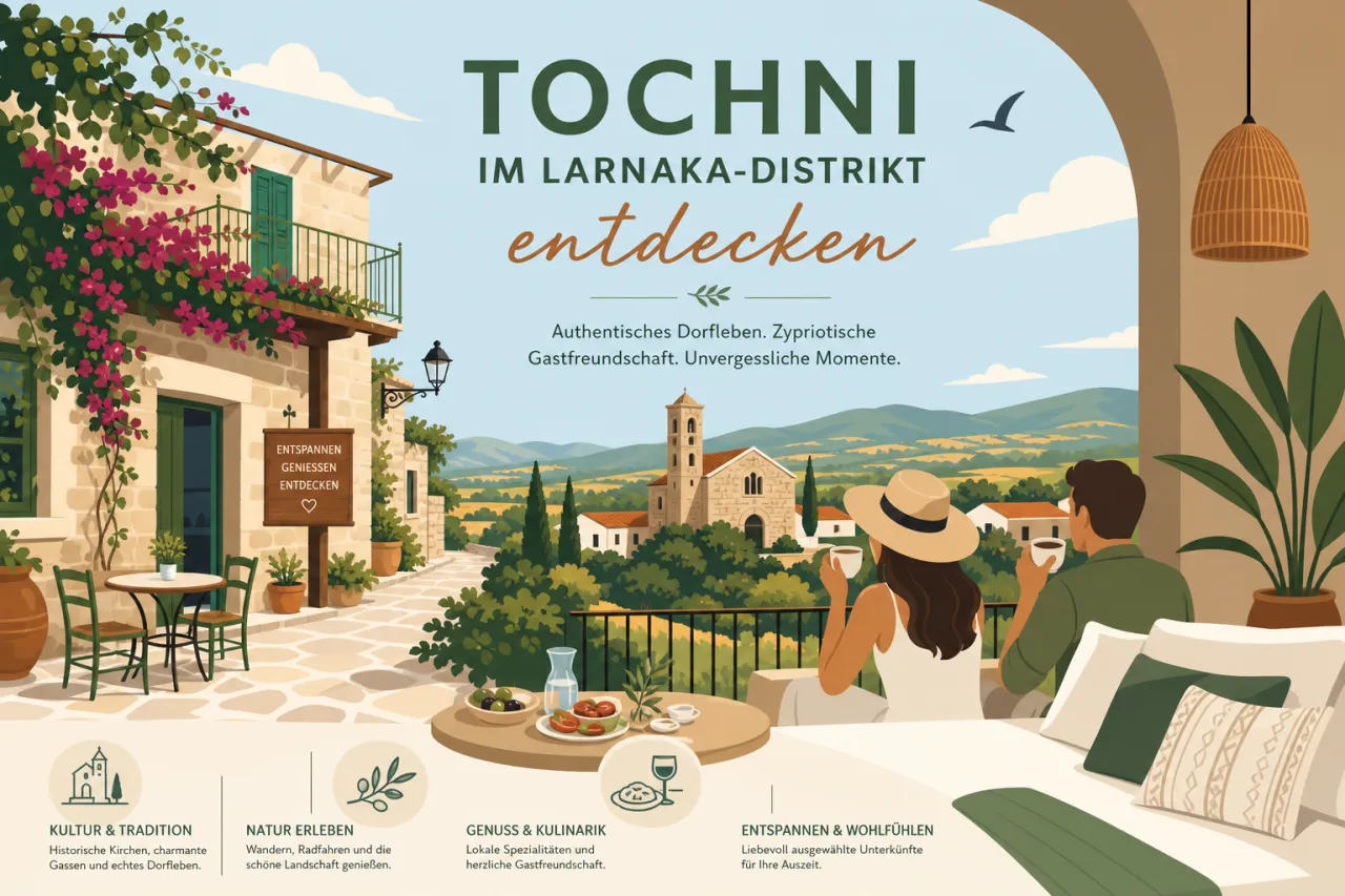Tochni: Ein charmantes Dorf mit malerischer Landschaft