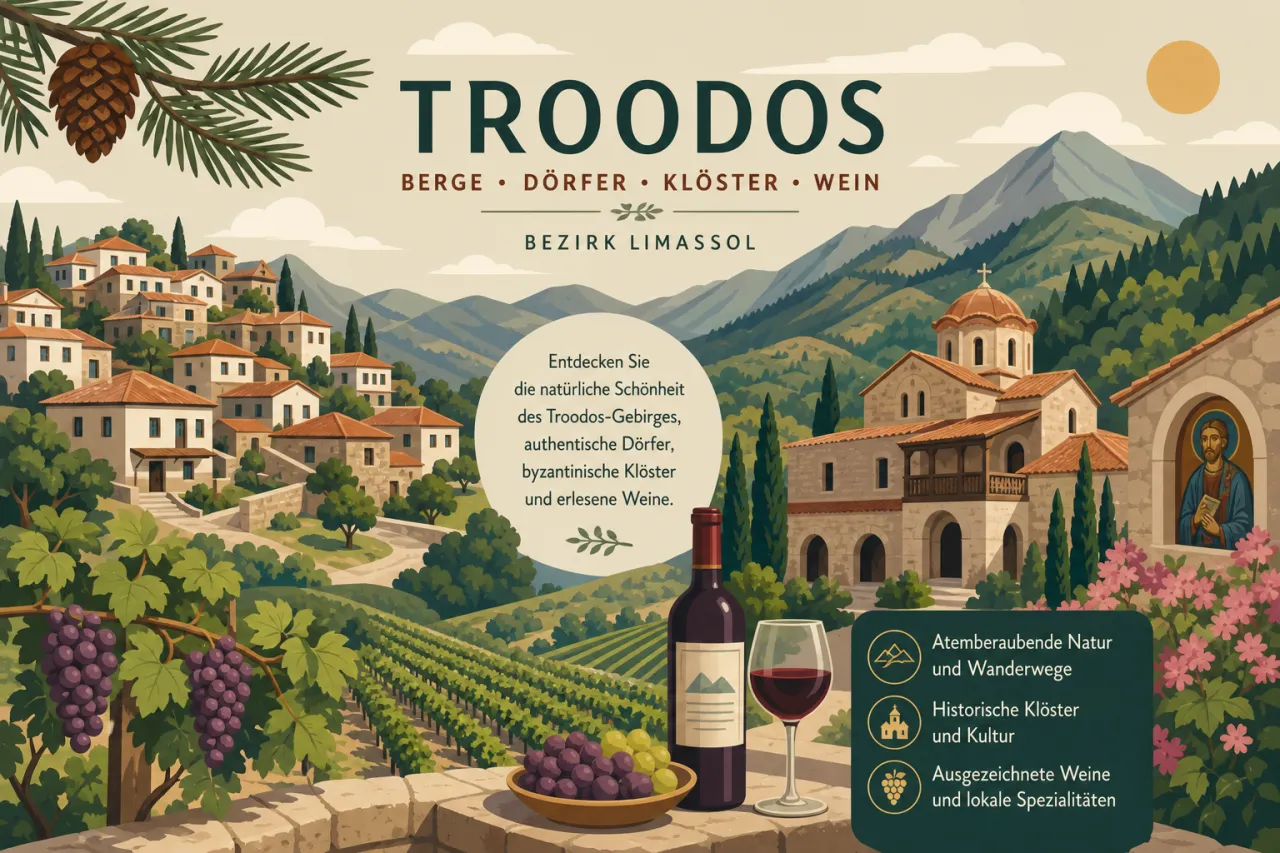 Troodos: Beliebtes Urlaubsziel mit alpiner Atmosphäre